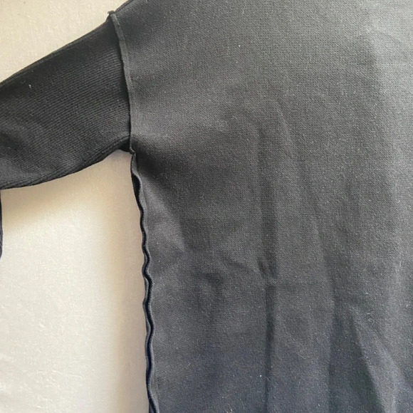 LUXE by Priv long sleeve button big collar oversized cardigan jacket Sz M - Picture 3 of 11